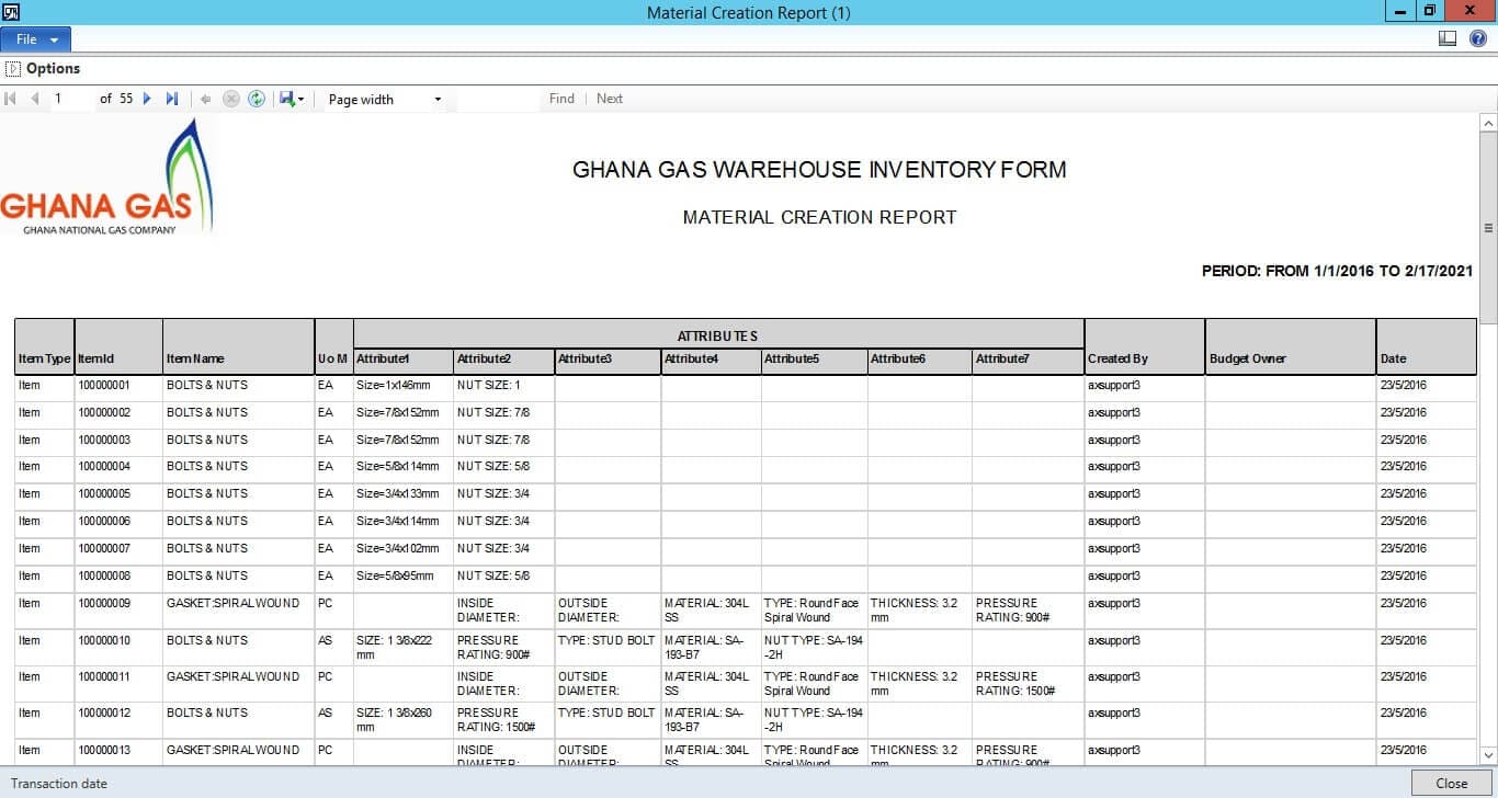 Materials-Report